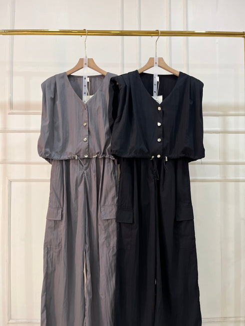 Summer Sleeves Adjustable Drawstring Tops With Trousers